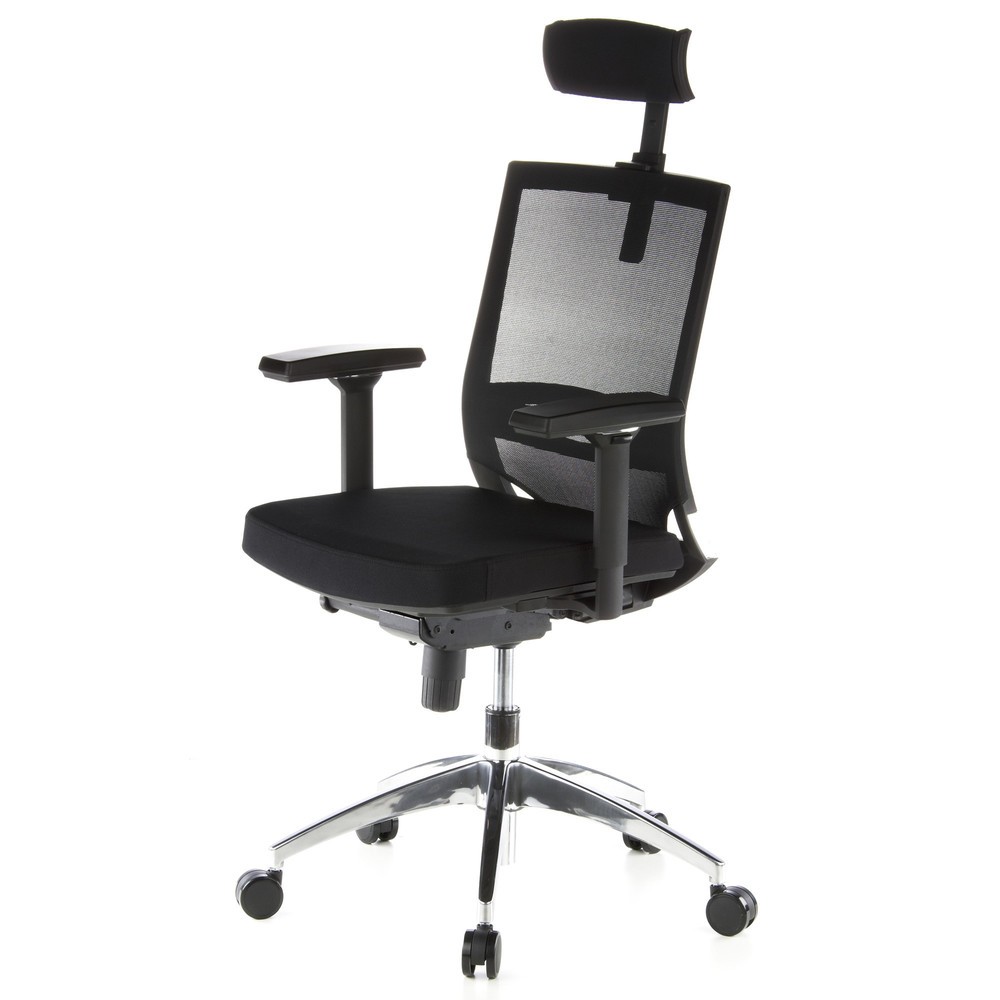 Produktabbildung Nr. 9: hjh OFFICE Bürostuhl / Chefsessel PORTO MAX Stoff, schwarz