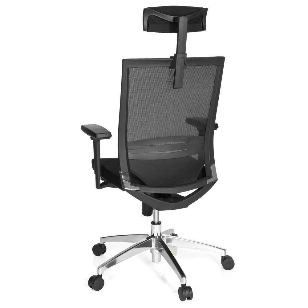 Produktabbildung Nr. 6: hjh OFFICE Bürostuhl / Chefsessel PORTO MAX HIGH Stoff, schwarz