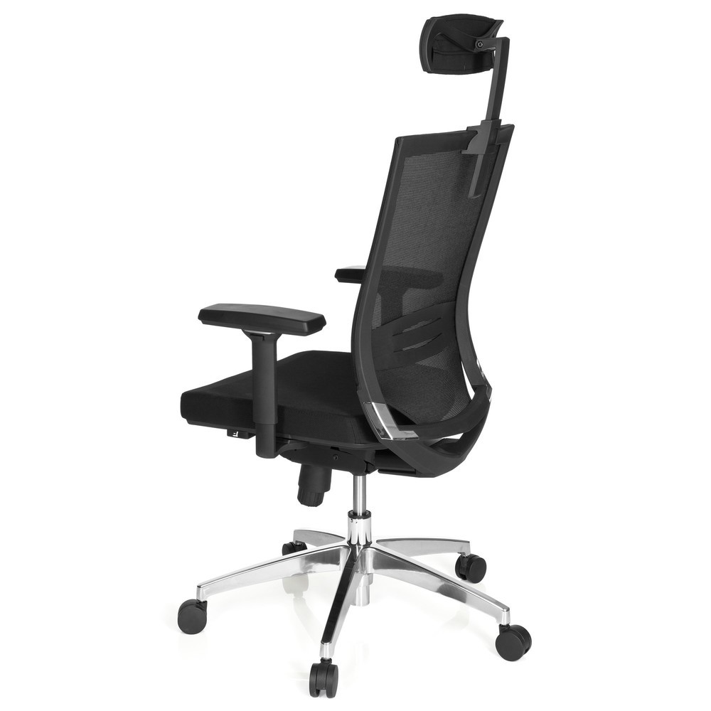 Produktabbildung Nr. 7: hjh OFFICE Bürostuhl / Chefsessel PORTO MAX HIGH Stoff, schwarz