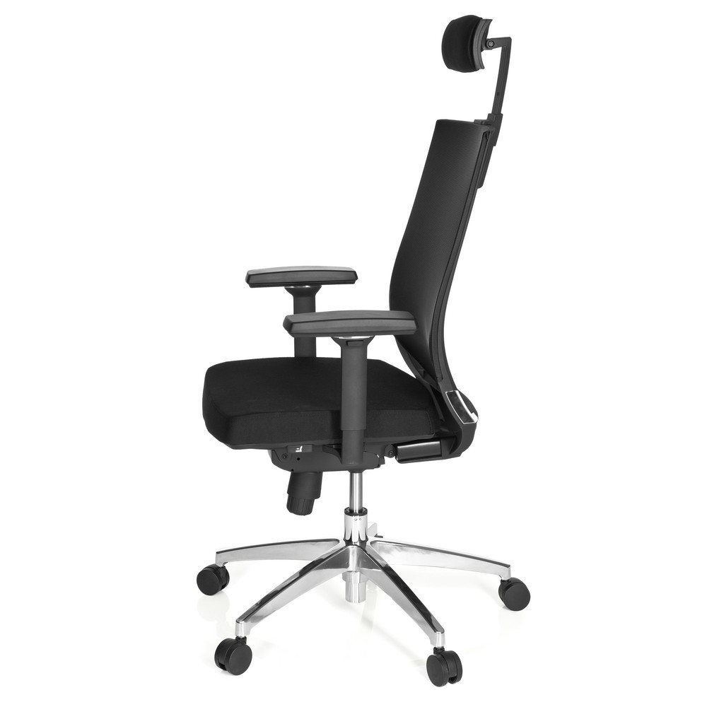Produktabbildung Nr. 8: hjh OFFICE Bürostuhl / Chefsessel PORTO MAX HIGH Stoff, schwarz