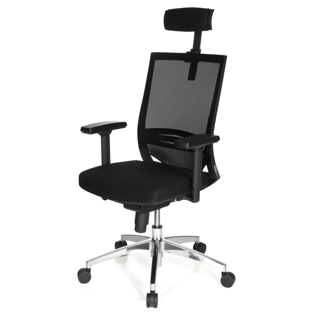 Produktabbildung Nr. 9: hjh OFFICE Bürostuhl / Chefsessel PORTO MAX HIGH Stoff, schwarz