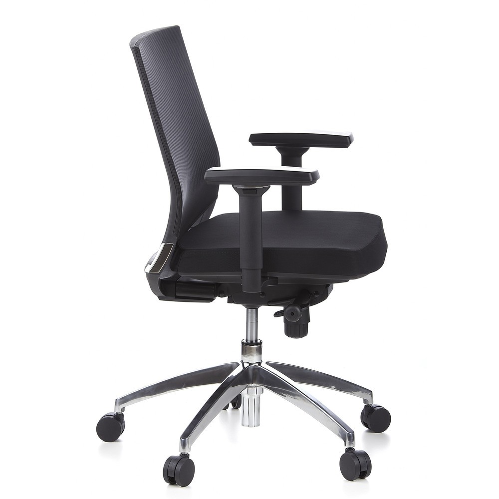 Produktabbildung Nr. 3: hjh OFFICE Bürostuhl / Chefsessel PORTO PRO Stoff, schwarz