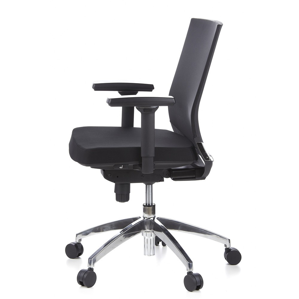 Produktabbildung Nr. 8: hjh OFFICE Bürostuhl / Chefsessel PORTO PRO Stoff, schwarz