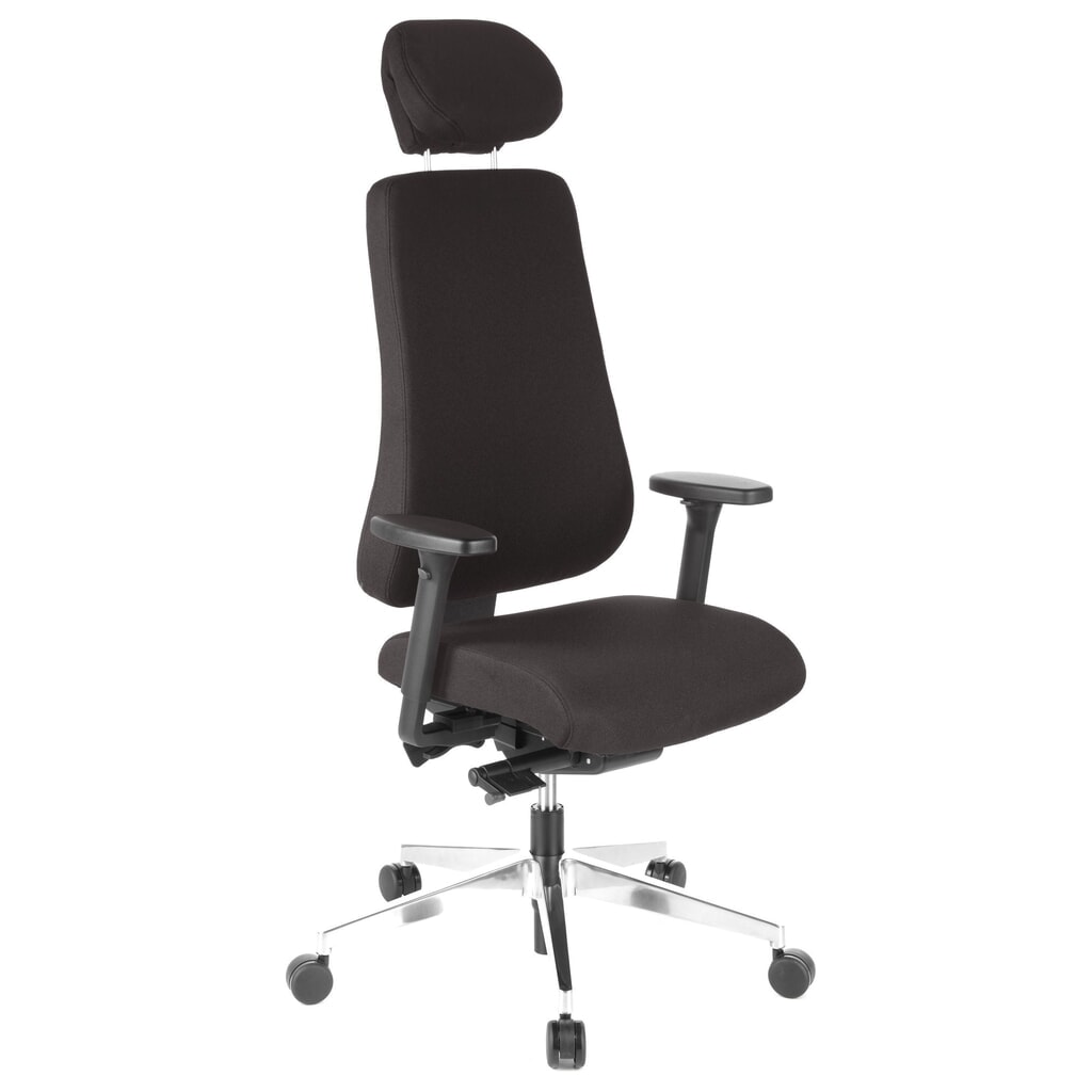 hjh OFFICE Bürostuhl / Chefsessel PRO TEC 400 Stoff, schwarz Produktabbildung Nr. 2: hjh OFFICE Bürostuhl / Chefsessel PRO TEC 400 Stoff, schwarz
