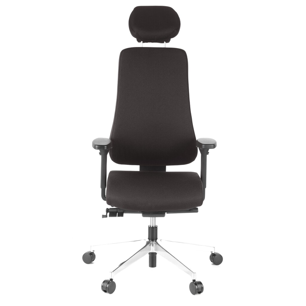 Produktabbildung: hjh OFFICE Bürostuhl / Chefsessel PRO TEC 400 Stoff, schwarz