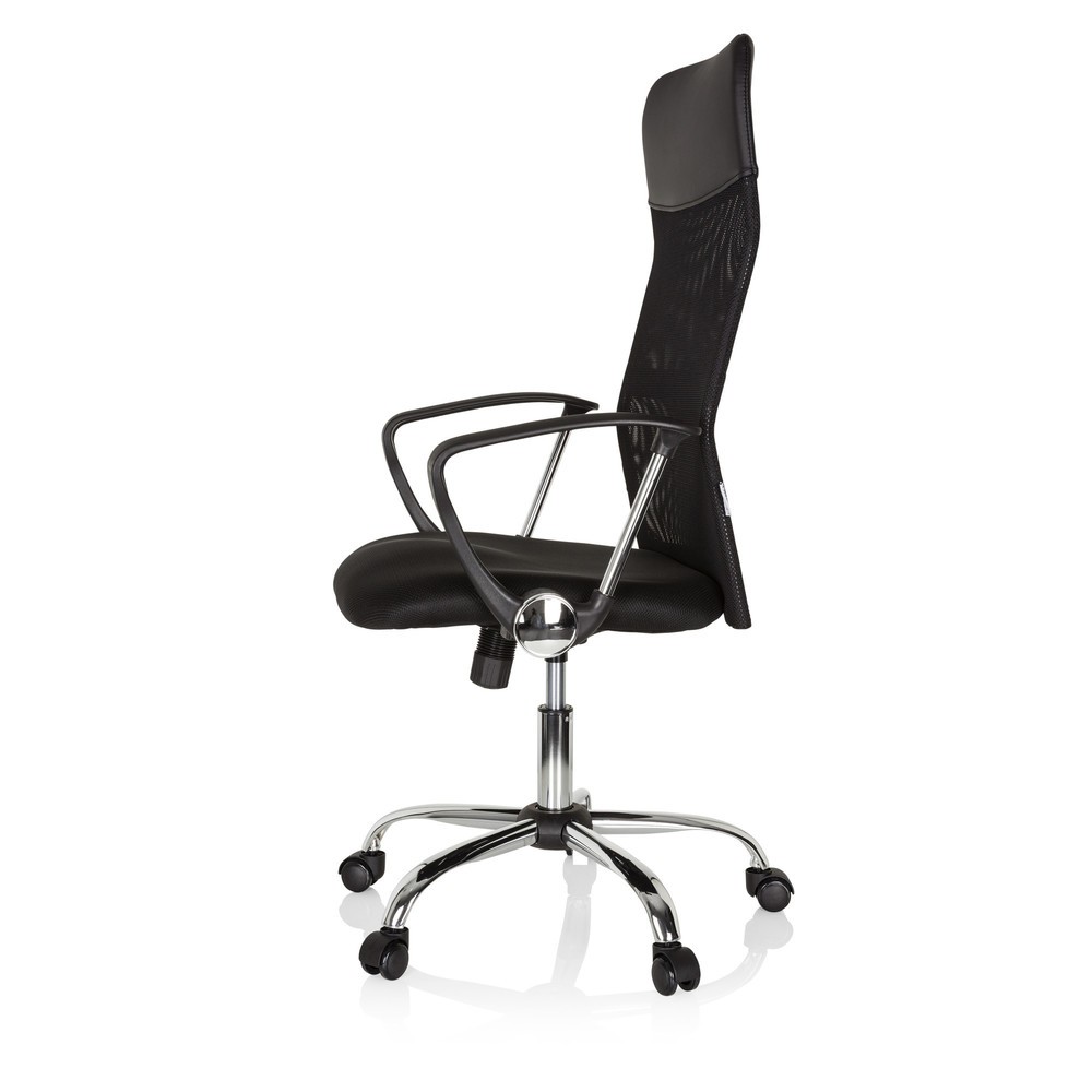 Produktabbildung Nr. 8: hjh OFFICE Bürostuhl / Chefsessel PURE NET Kunstleder/Netzstoff, schwarz
