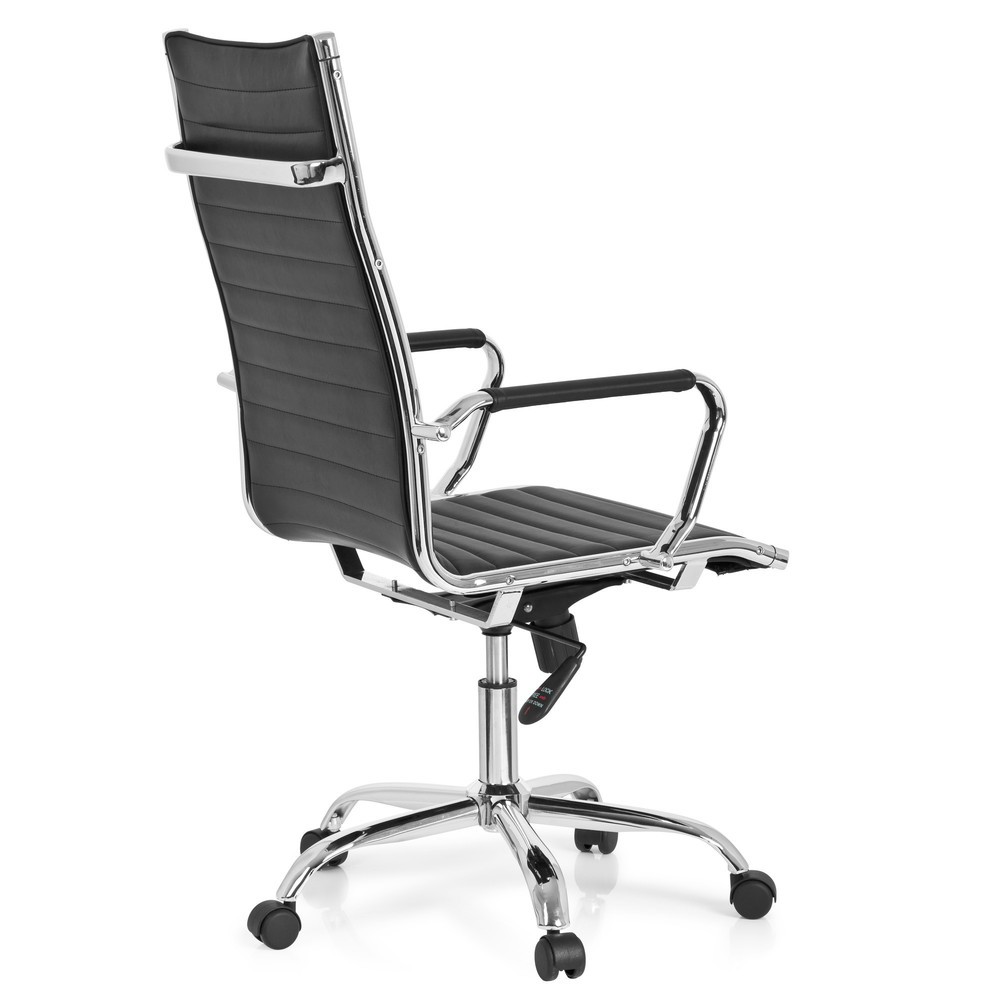 Produktabbildung Nr. 4: hjh OFFICE Bürostuhl / Chefsessel VEMONA 20 Kunstleder, schwarz