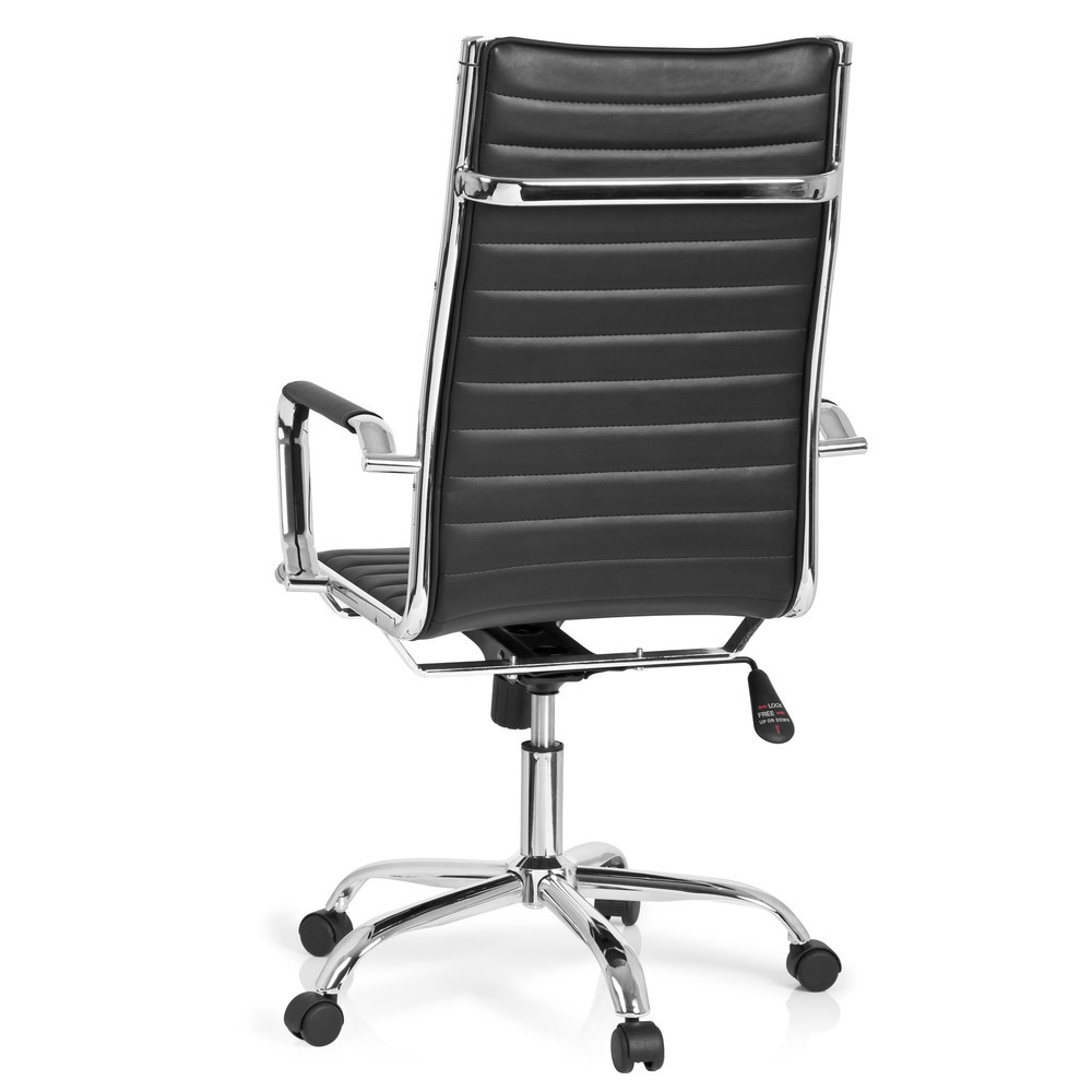 Produktabbildung Nr. 6: hjh OFFICE Bürostuhl / Chefsessel VEMONA 20 Kunstleder, schwarz