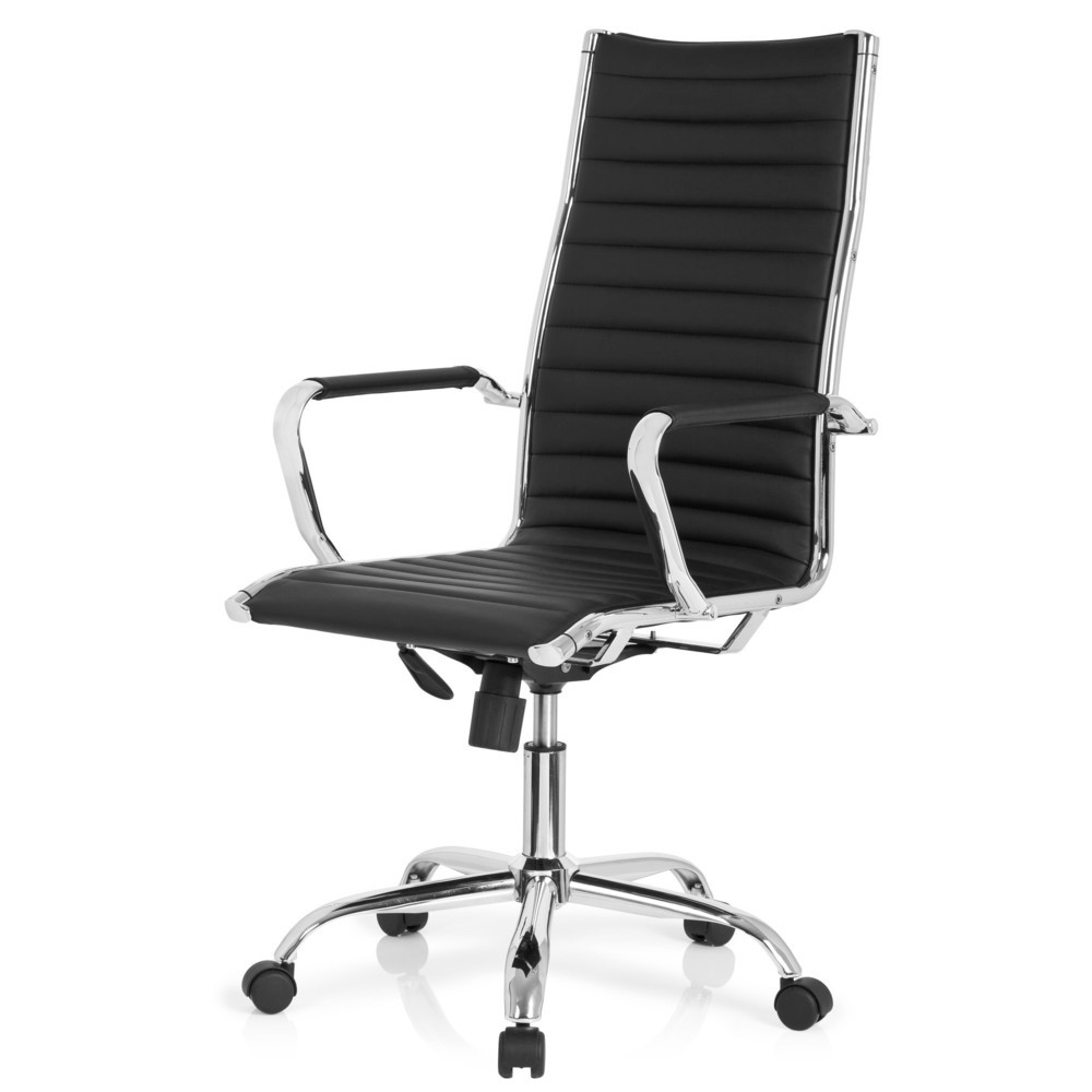 Produktabbildung Nr. 9: hjh OFFICE Bürostuhl / Chefsessel VEMONA 20 Kunstleder, schwarz