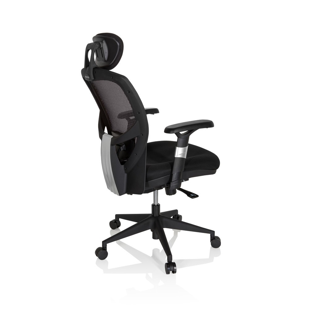 Produktabbildung Nr. 4: hjh OFFICE Bürostuhl / Chefsessel VENUS BASE Stoff, grau/schwarz
