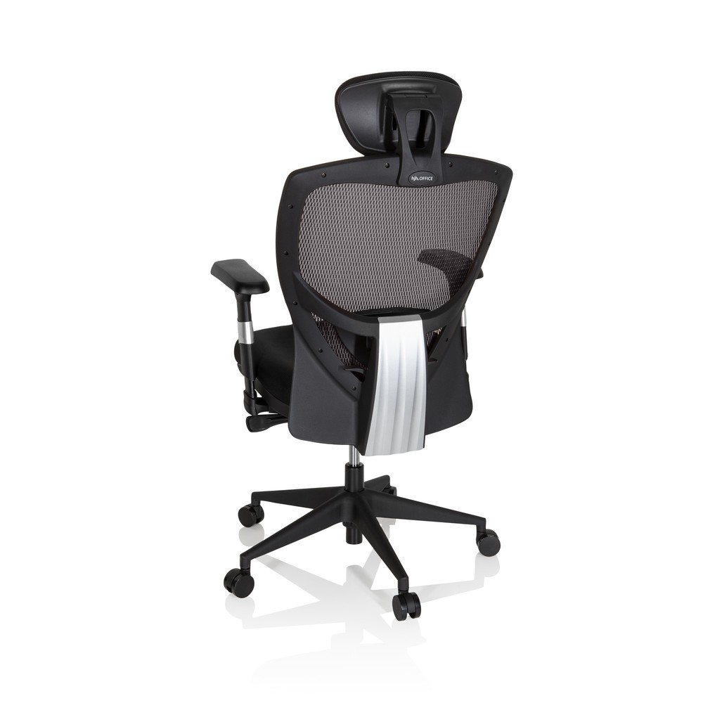 Produktabbildung Nr. 6: hjh OFFICE Bürostuhl / Chefsessel VENUS BASE Stoff, grau/schwarz