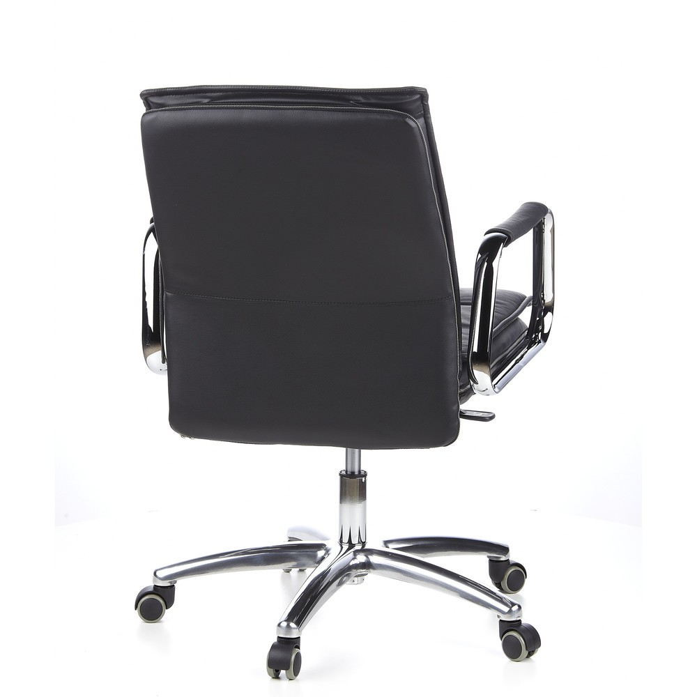 Produktabbildung Nr. 7: hjh OFFICE Bürostuhl / Chefsessel VILLA 10 Leder, schwarz