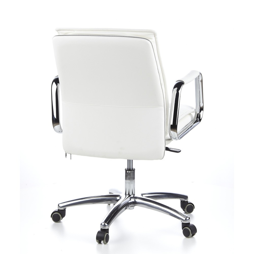 Produktabbildung Nr. 5: hjh OFFICE Bürostuhl / Chefsessel VILLA 10 Leder, cremeweiß