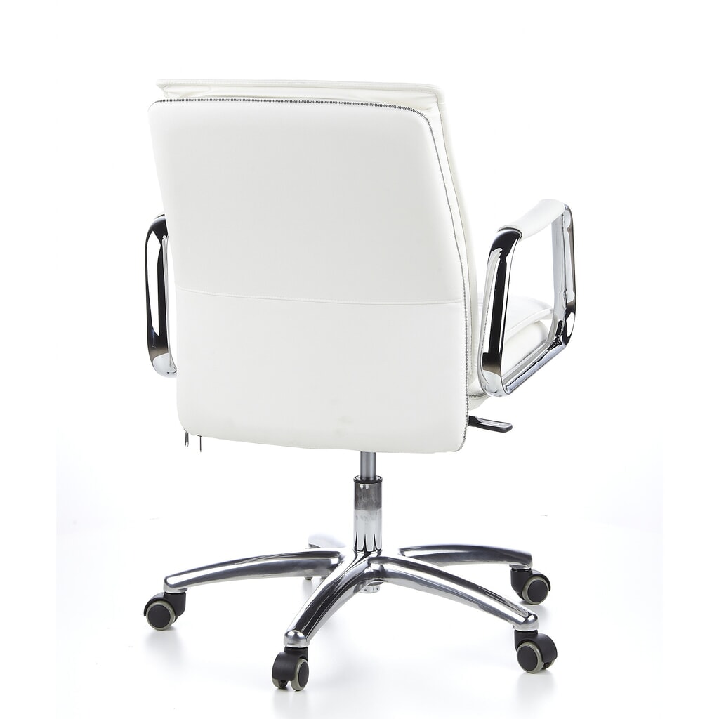 Produktabbildung Nr. 7: hjh OFFICE Bürostuhl / Chefsessel VILLA 10 Leder, cremeweiß