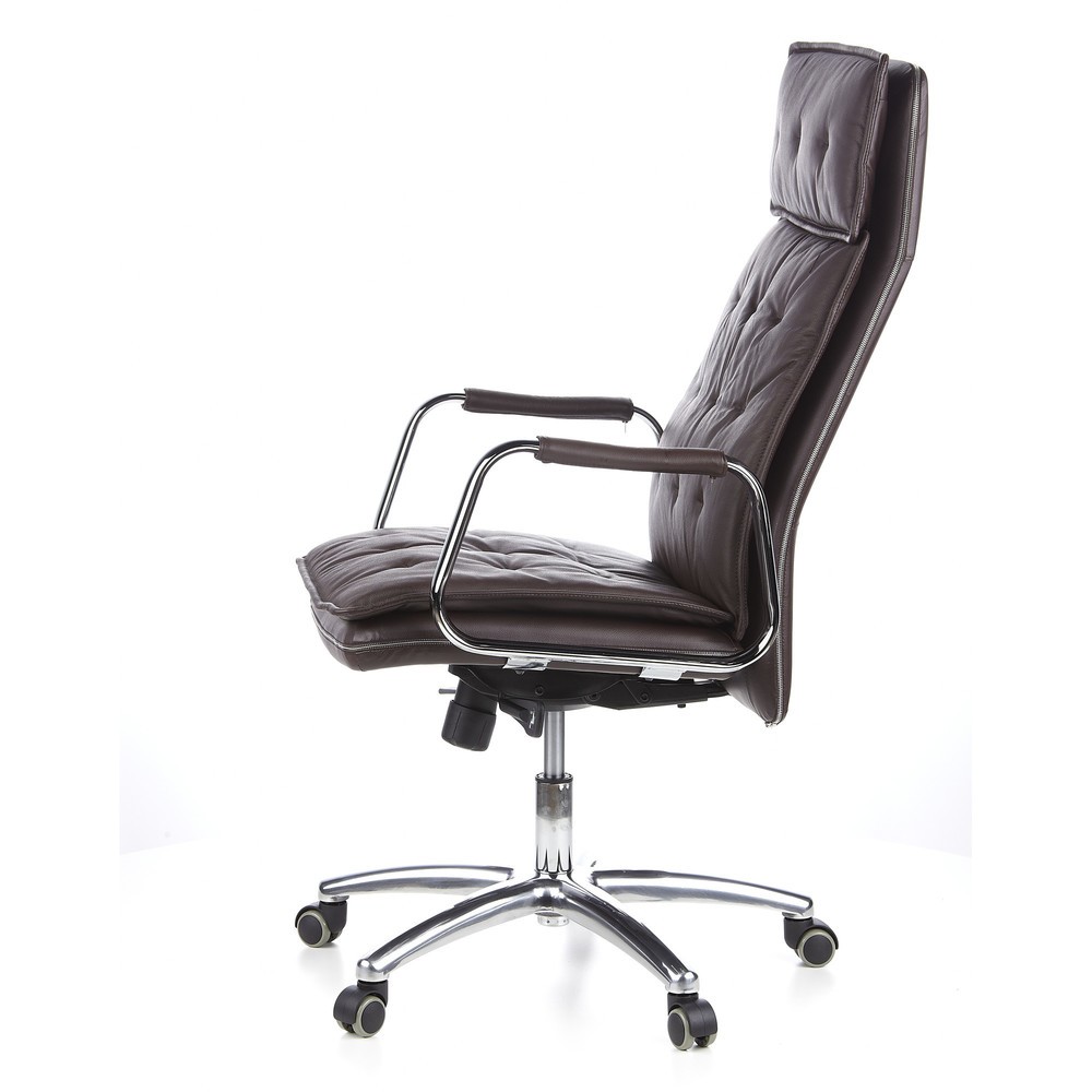 Produktabbildung Nr. 8: hjh OFFICE Bürostuhl / Chefsessel VILLA 20 Leder, braun
