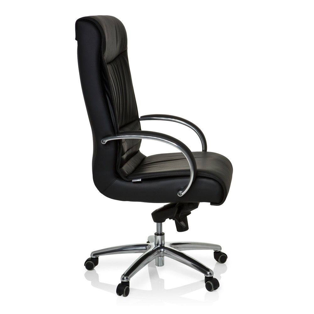 Produktabbildung Nr. 3: hjh OFFICE Bürostuhl / Chefsessel XXL F 400 Leder/Kunstleder, schwarz