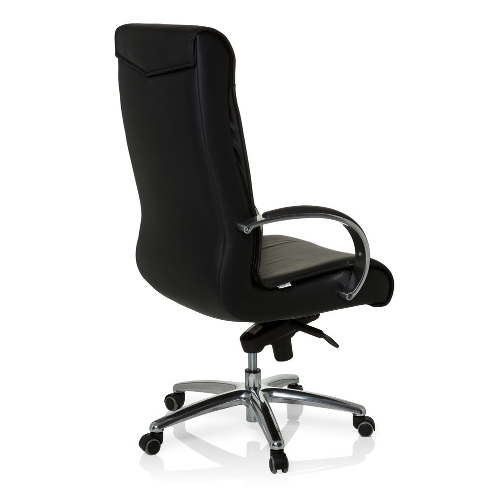 Produktabbildung Nr. 4: hjh OFFICE Bürostuhl / Chefsessel XXL F 400 Leder/Kunstleder, schwarz