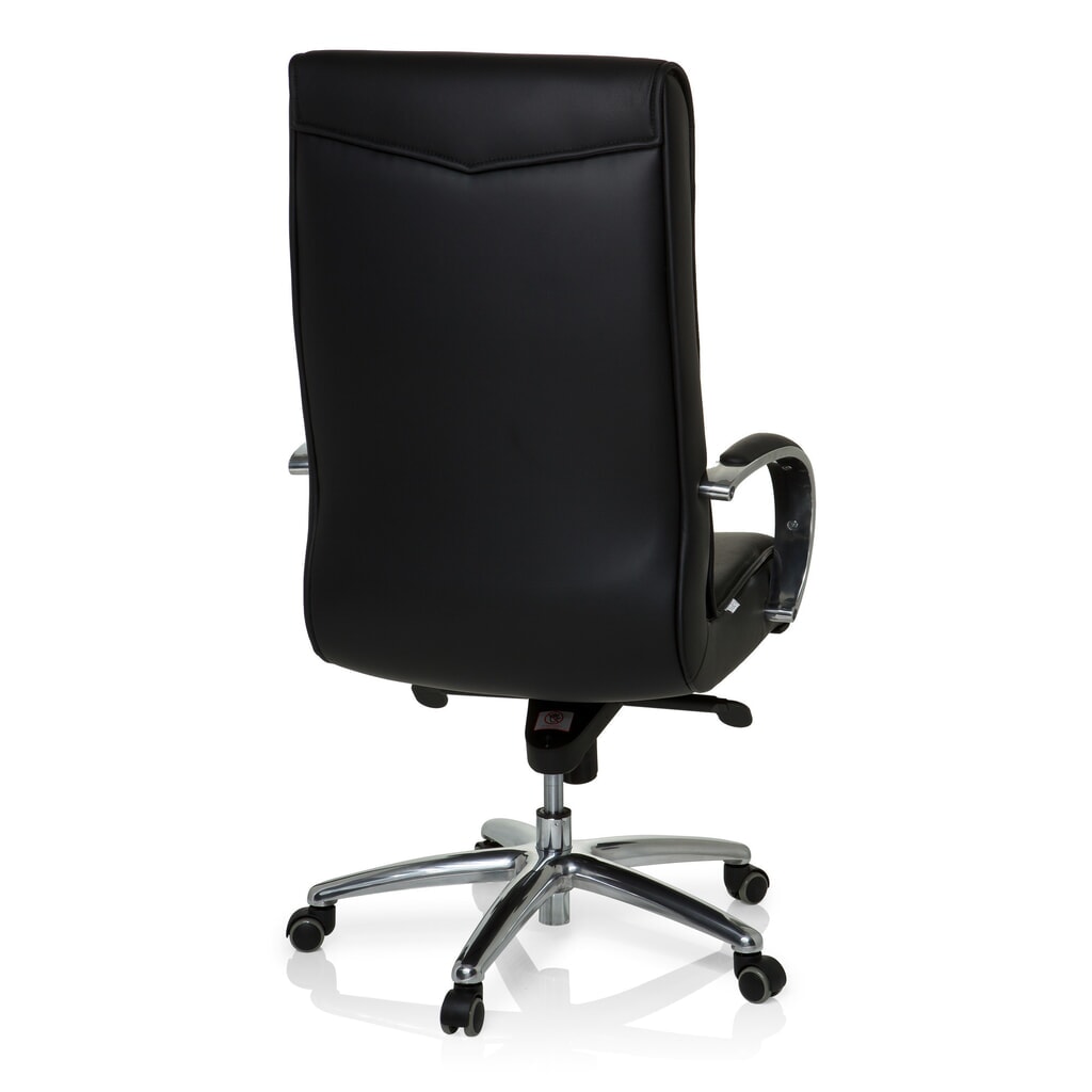 Produktabbildung Nr. 5: hjh OFFICE Bürostuhl / Chefsessel XXL F 400 Leder/Kunstleder, schwarz