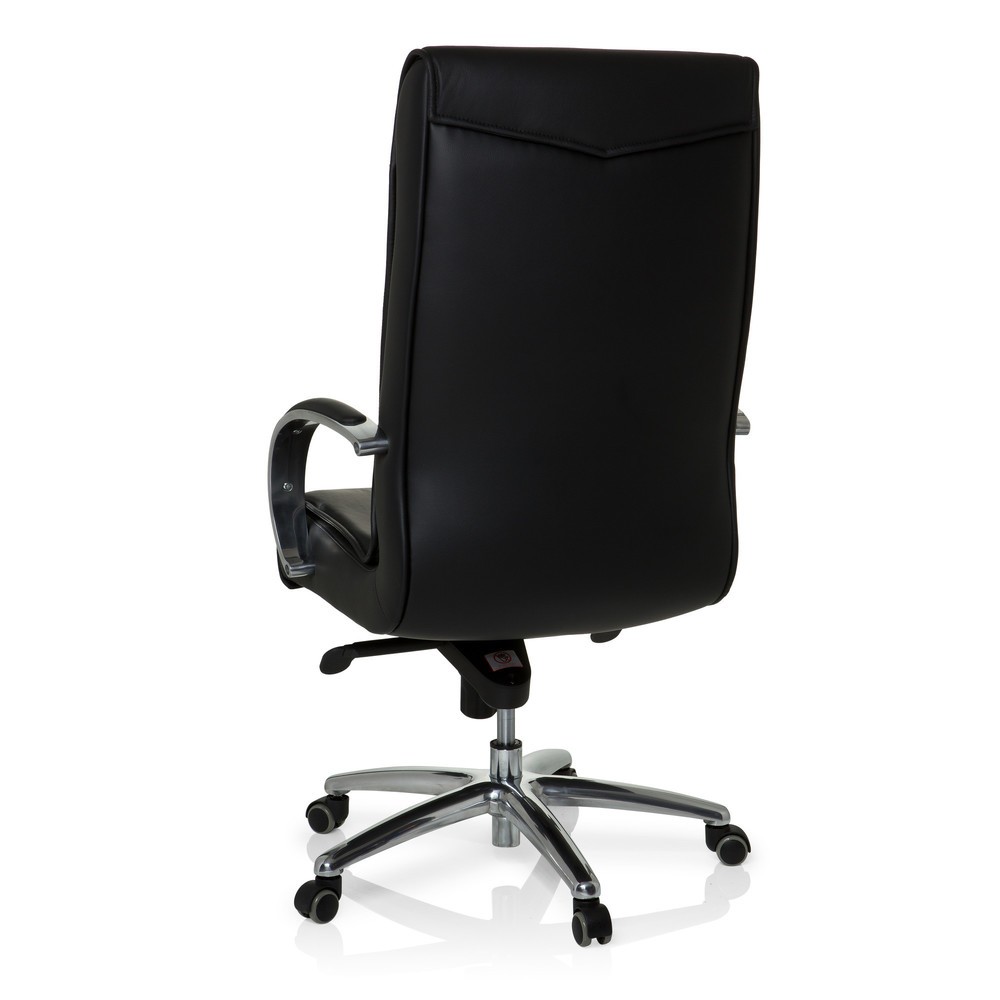 Produktabbildung Nr. 6: hjh OFFICE Bürostuhl / Chefsessel XXL F 400 Leder/Kunstleder, schwarz
