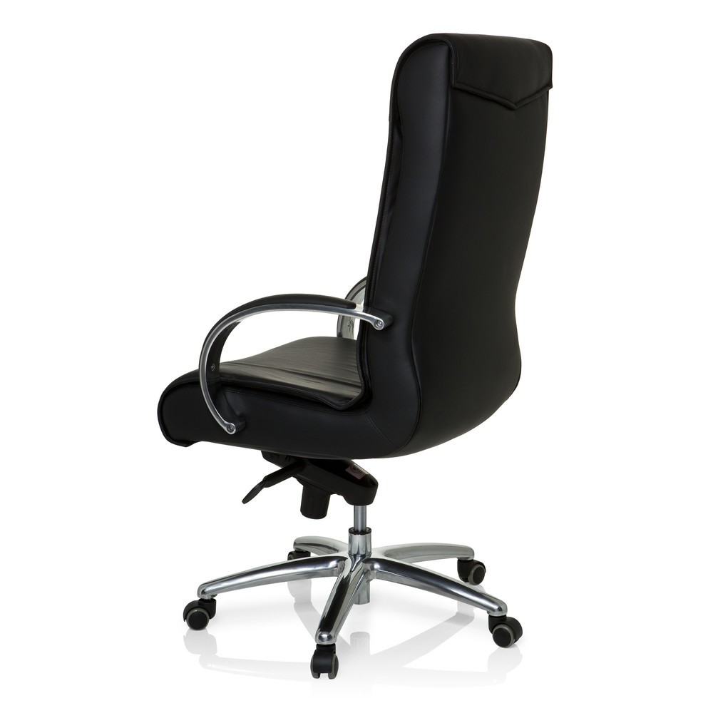 Produktabbildung Nr. 7: hjh OFFICE Bürostuhl / Chefsessel XXL F 400 Leder/Kunstleder, schwarz