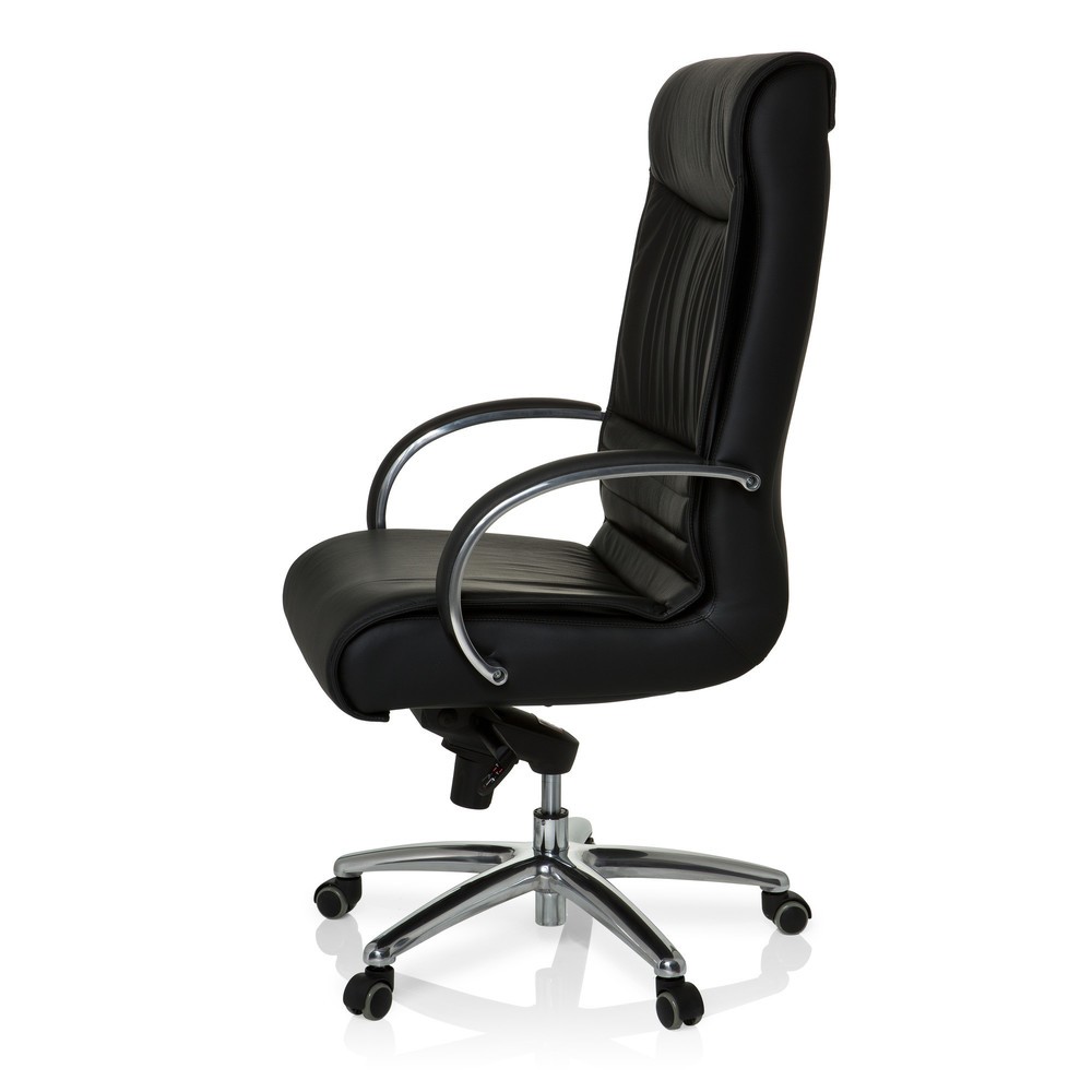 Produktabbildung Nr. 8: hjh OFFICE Bürostuhl / Chefsessel XXL F 400 Leder/Kunstleder, schwarz