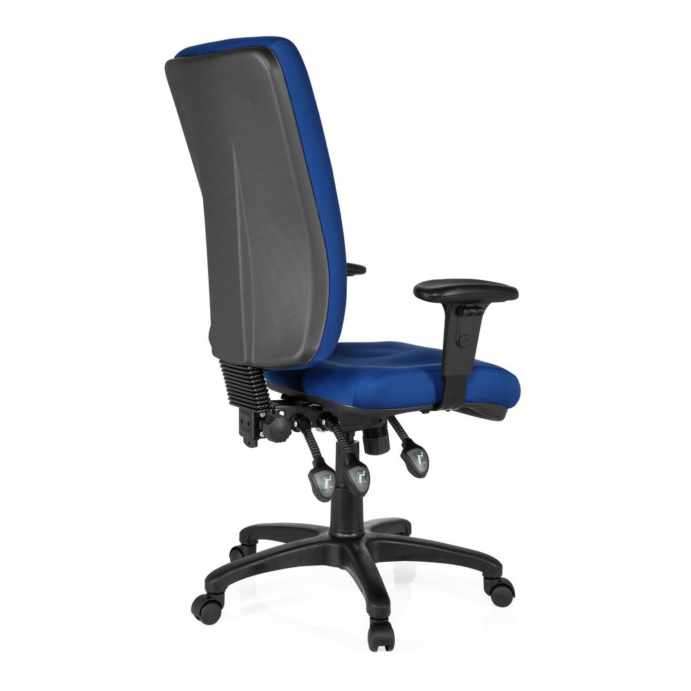 Produktabbildung Nr. 4: hjh OFFICE Bürostuhl / Chefsessel ZENIT HIGH Stoff, blau