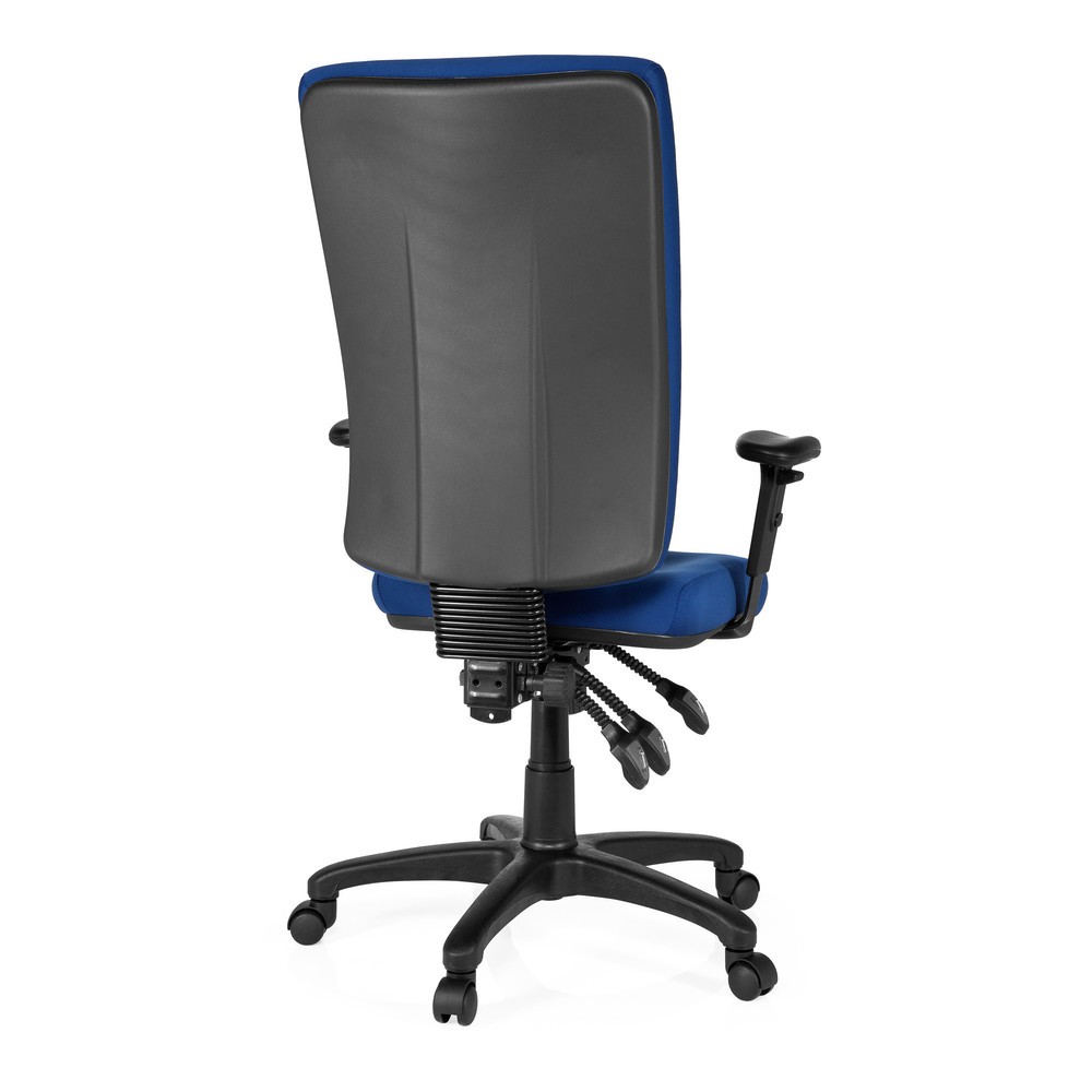 Produktabbildung Nr. 5: hjh OFFICE Bürostuhl / Chefsessel ZENIT HIGH Stoff, blau