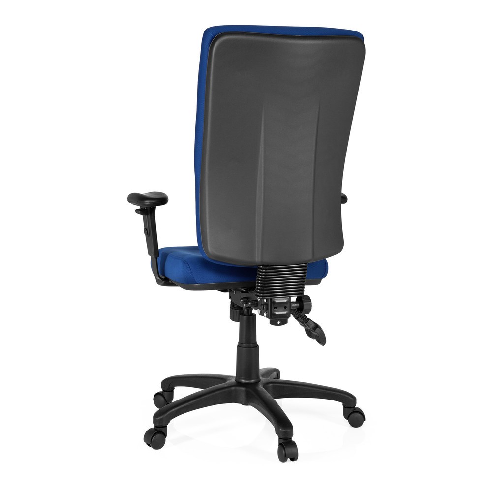 Produktabbildung Nr. 6: hjh OFFICE Bürostuhl / Chefsessel ZENIT HIGH Stoff, blau