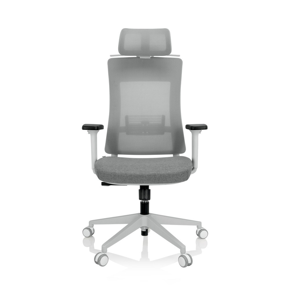 Produktabbildung: hjh OFFICE Bürostuhl / Drehstuhl COMFIO WMH Netzstoff / Stoff, grau