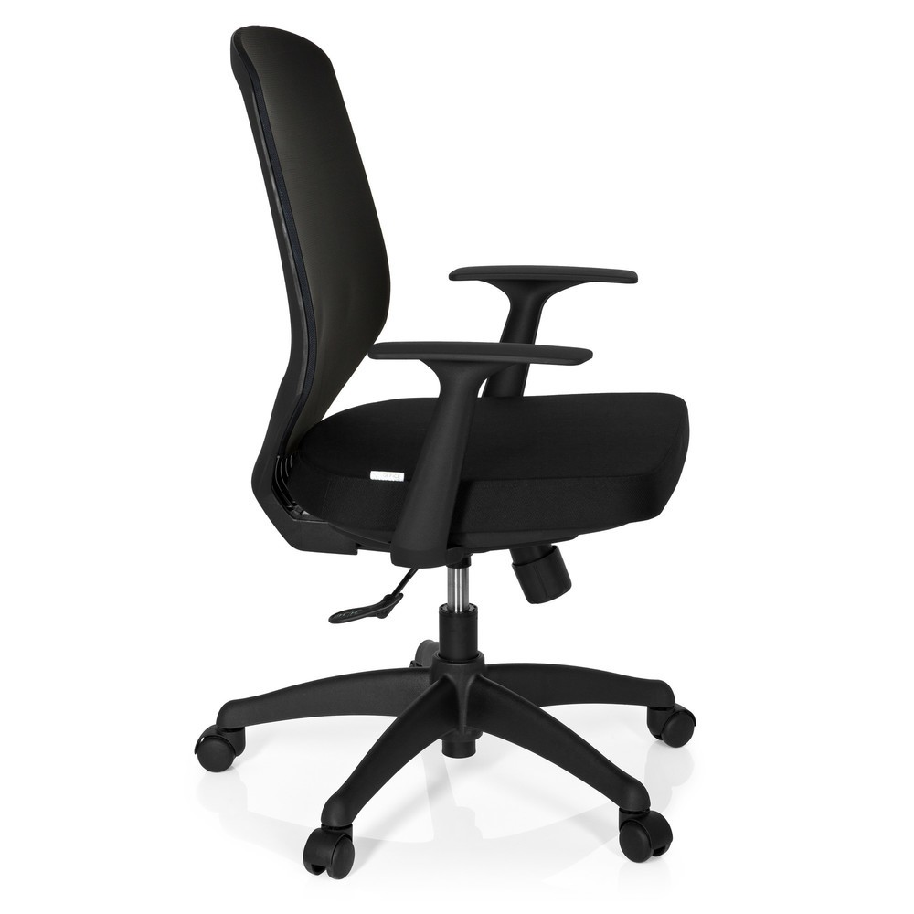 Produktabbildung Nr. 3: hjh OFFICE Bürostuhl DELIGHT Stoff/Netzstoff, schwarz