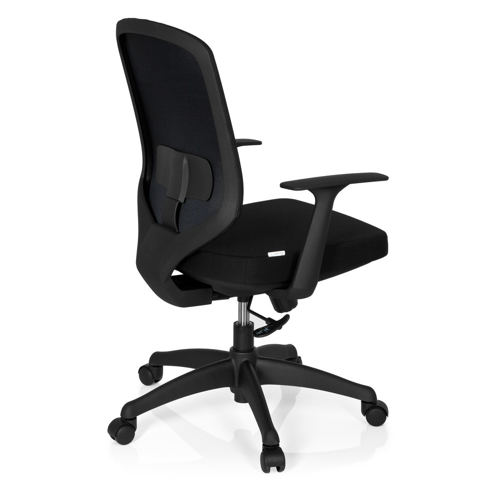 Produktabbildung Nr. 4: hjh OFFICE Bürostuhl DELIGHT Stoff/Netzstoff, schwarz