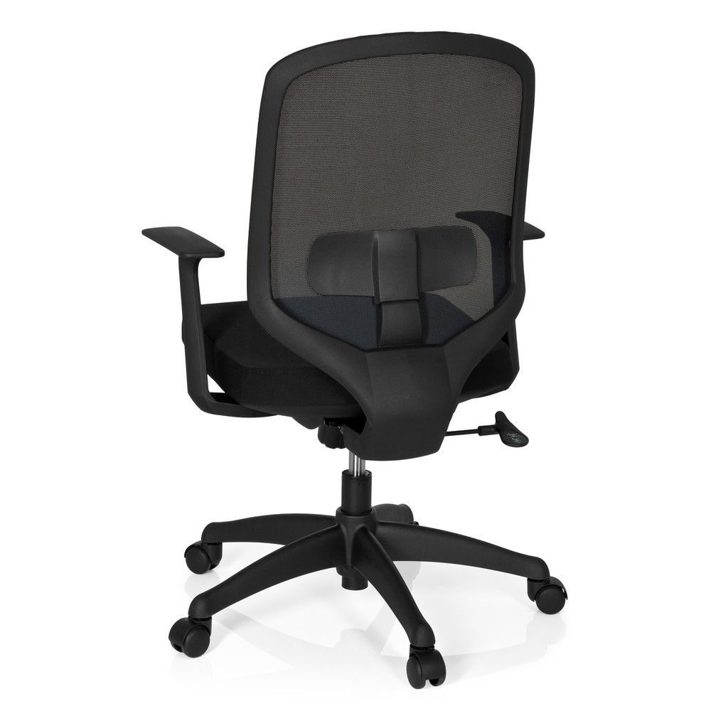 Produktabbildung Nr. 6: hjh OFFICE Bürostuhl DELIGHT Stoff/Netzstoff, schwarz