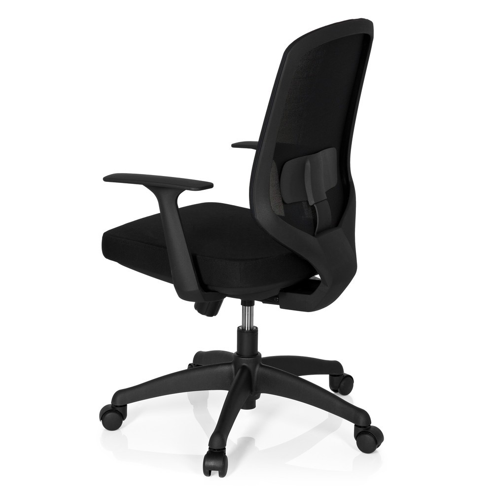 Produktabbildung Nr. 7: hjh OFFICE Bürostuhl DELIGHT Stoff/Netzstoff, schwarz