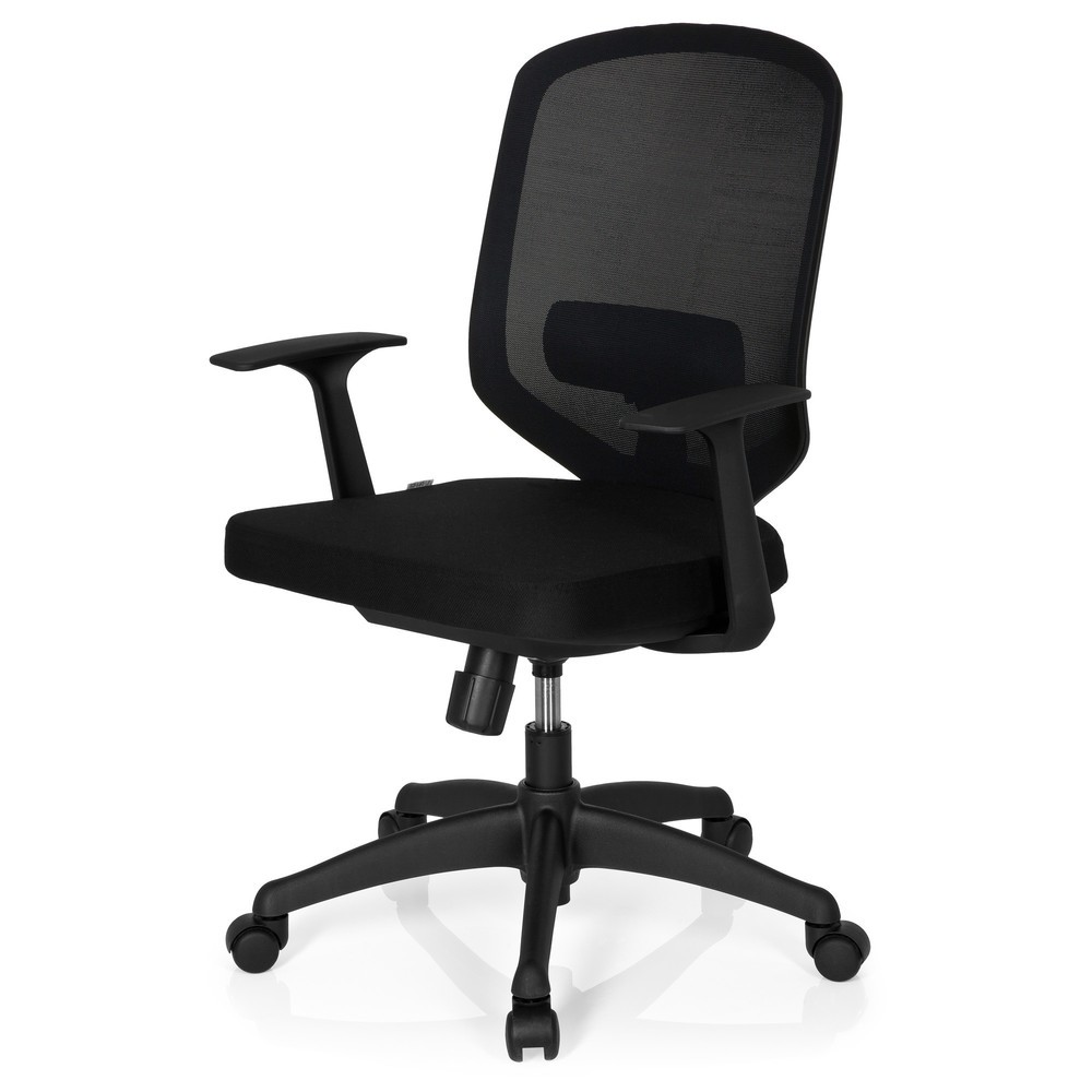 Produktabbildung Nr. 9: hjh OFFICE Bürostuhl DELIGHT Stoff/Netzstoff, schwarz