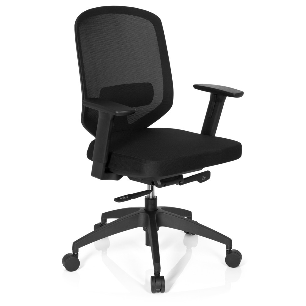Produktabbildung Nr. 2: hjh OFFICE Bürostuhl DELIGHT PRO Stoff/Netzstoff, schwarz