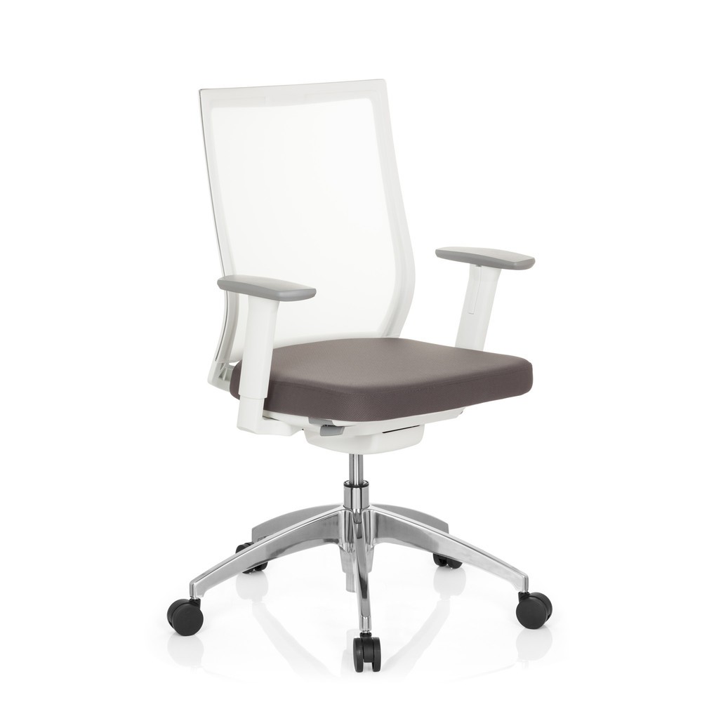 Produktabbildung Nr. 2: hjh OFFICE Bürostuhl / Drehstuhl ASPEN Stoff, grau/weiß