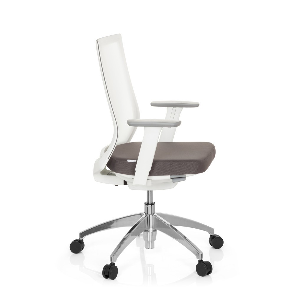 Produktabbildung Nr. 3: hjh OFFICE Bürostuhl / Drehstuhl ASPEN Stoff, grau/weiß