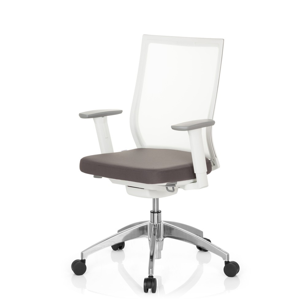 Produktabbildung Nr. 9: hjh OFFICE Bürostuhl / Drehstuhl ASPEN Stoff, grau/weiß