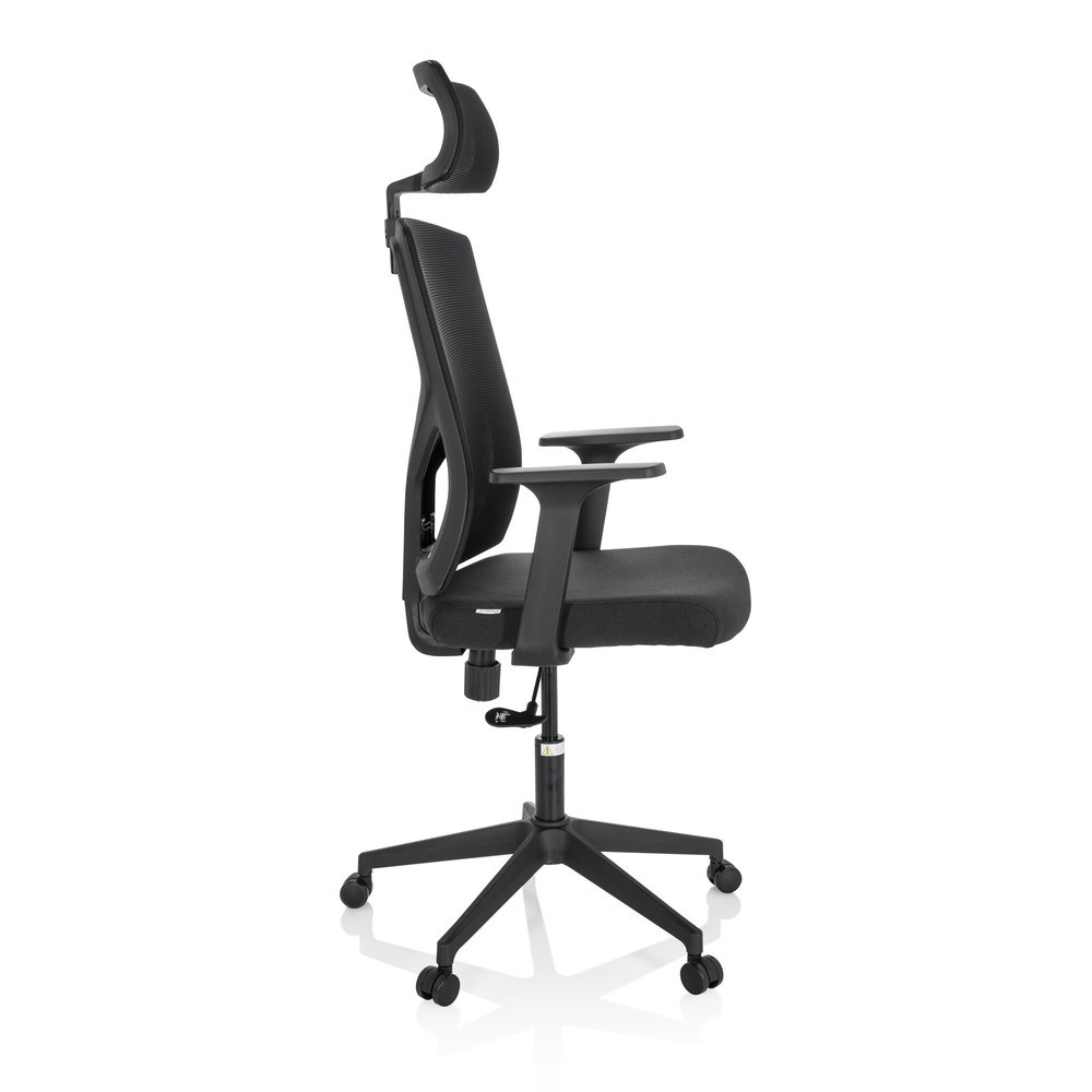 Produktabbildung Nr. 3: hjh OFFICE Bürostuhl / Drehstuhl BRETON B Stoff/Netzstoff, schwarz