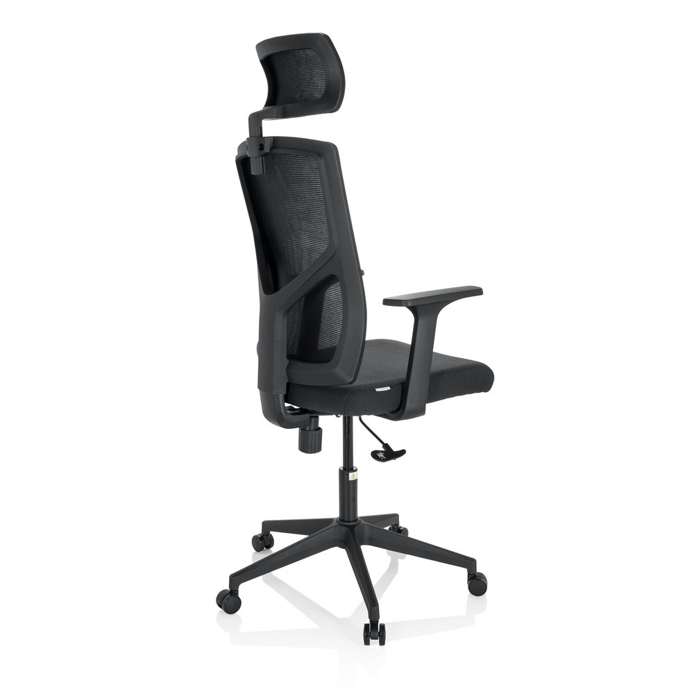 Produktabbildung Nr. 4: hjh OFFICE Bürostuhl / Drehstuhl BRETON B Stoff/Netzstoff, schwarz