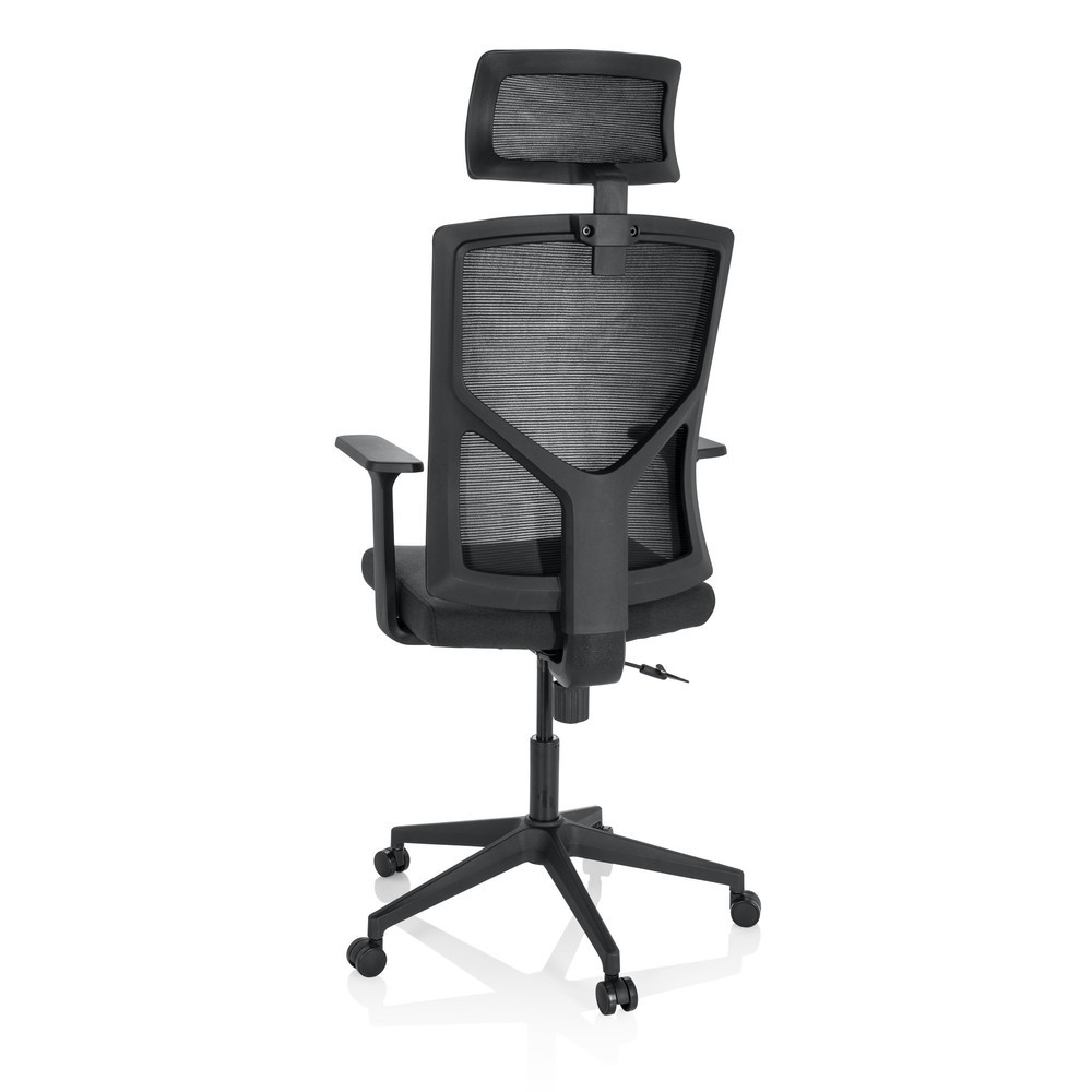 Produktabbildung Nr. 6: hjh OFFICE Bürostuhl / Drehstuhl BRETON B Stoff/Netzstoff, schwarz