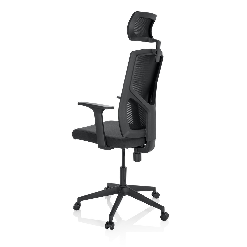 Produktabbildung Nr. 7: hjh OFFICE Bürostuhl / Drehstuhl BRETON B Stoff/Netzstoff, schwarz