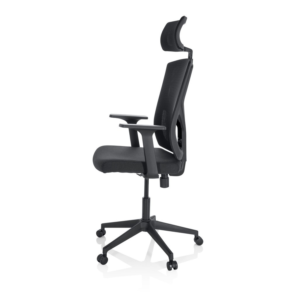 Produktabbildung Nr. 8: hjh OFFICE Bürostuhl / Drehstuhl BRETON B Stoff/Netzstoff, schwarz
