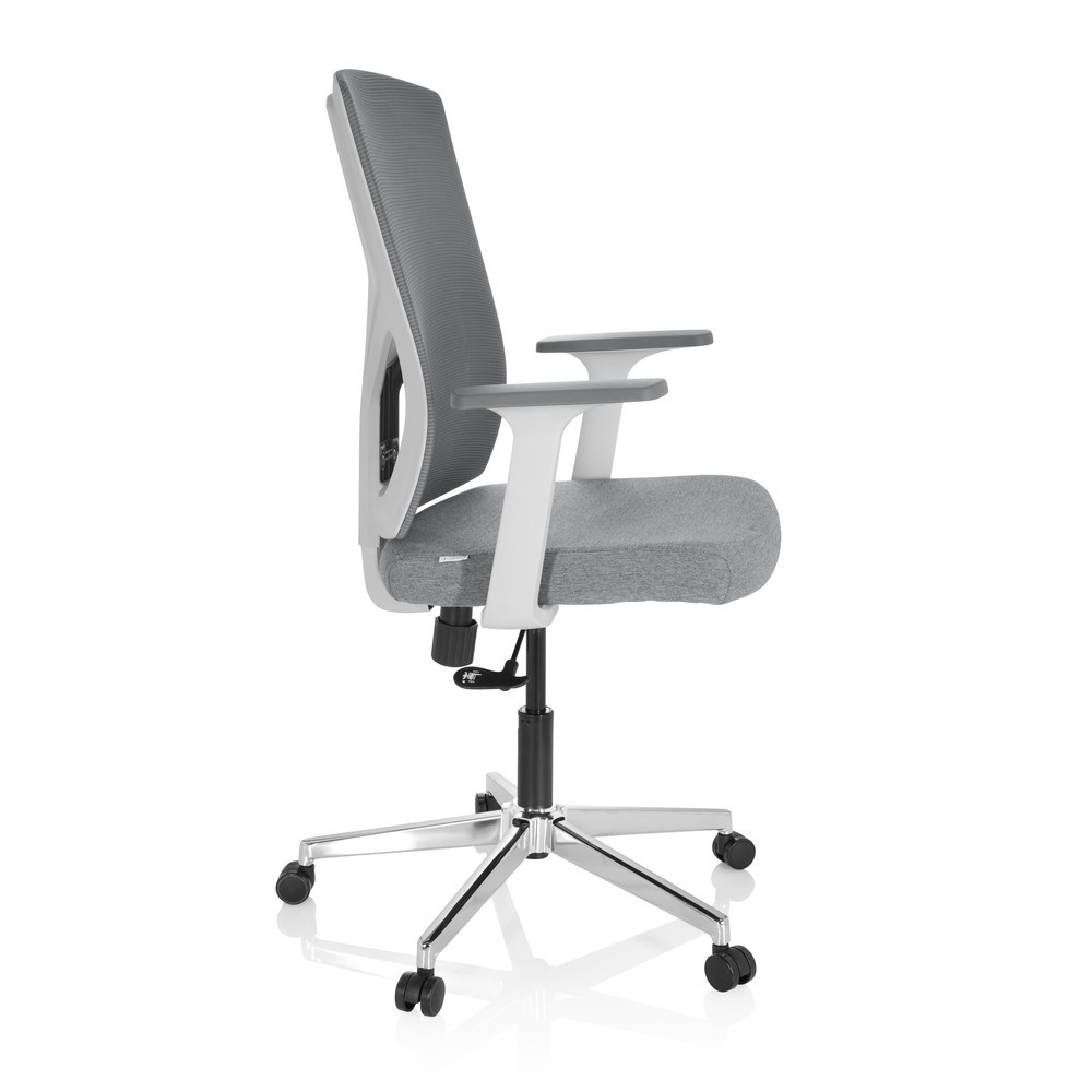 Produktabbildung Nr. 3: hjh OFFICE Bürostuhl / Drehstuhl BRETON BASE W Stoff/Netzstoff, grau
