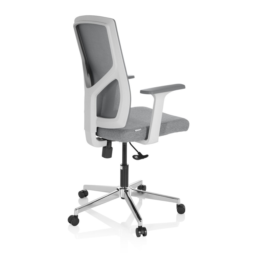 Produktabbildung Nr. 4: hjh OFFICE Bürostuhl / Drehstuhl BRETON BASE W Stoff/Netzstoff, grau