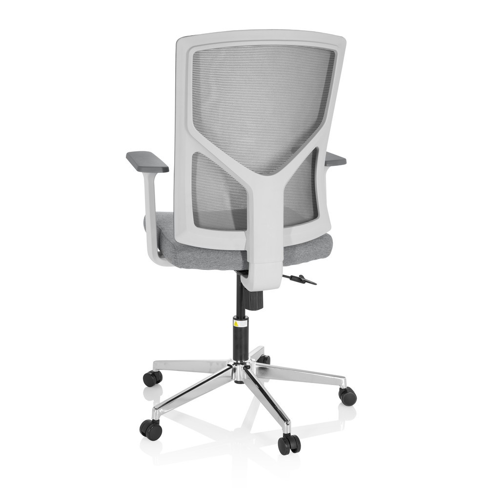 Produktabbildung Nr. 6: hjh OFFICE Bürostuhl / Drehstuhl BRETON BASE W Stoff/Netzstoff, grau