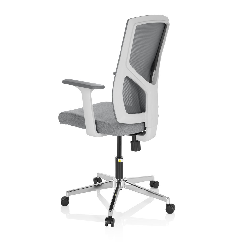 Produktabbildung Nr. 7: hjh OFFICE Bürostuhl / Drehstuhl BRETON BASE W Stoff/Netzstoff, grau