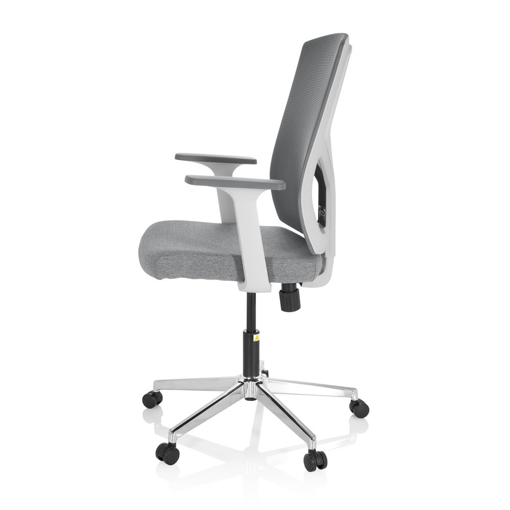 Produktabbildung Nr. 8: hjh OFFICE Bürostuhl / Drehstuhl BRETON BASE W Stoff/Netzstoff, grau