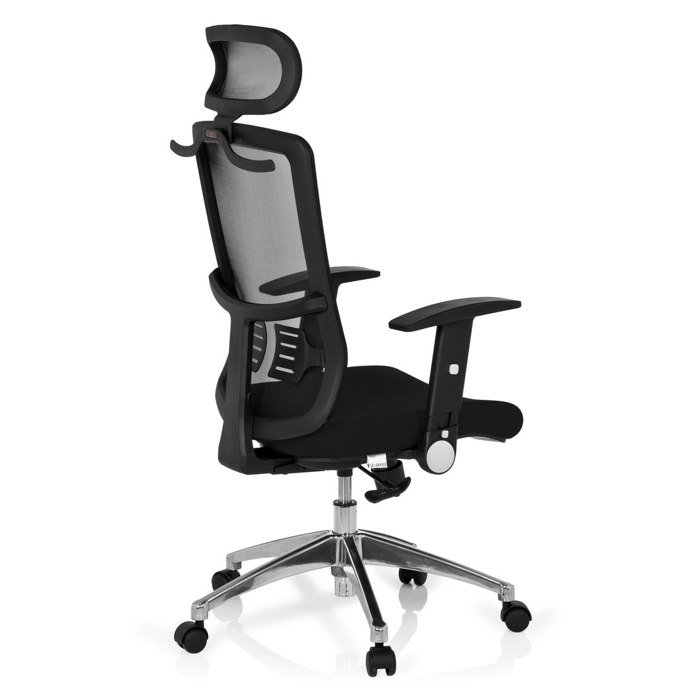 Produktabbildung Nr. 4: hjh OFFICE Bürostuhl / Drehstuhl CAYEN Stoff, schwarz