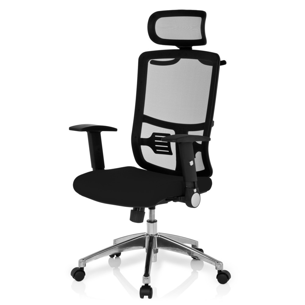 Produktabbildung Nr. 9: hjh OFFICE Bürostuhl / Drehstuhl CAYEN Stoff, schwarz
